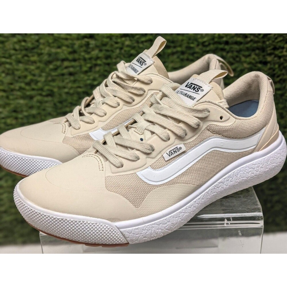 Vans UltraRange EXO Sneakers Beige Cream Off White 9.5 womens